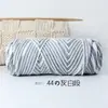 Novelo de Fio de Algodão de 8 Fios para Tufting Amantes, Fio Grosso de Algodão Leite, Fio para Cachecol DIY, Bordado Russo com Agulha de Punch