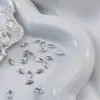 K9 net vermelho unha broca super flash branco pontiagudo fundo de cristal amor gordura decoração de unhas grande broca em forma de atacado