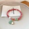 Pulsera de Cristal Étnico con Cuentas de Alto Sentido 2024 Nuevas Explosiones Pulsera Estilo Chino Nueva Pulsera Estilo Chino para Mujeres