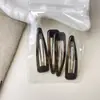Nuevo Clip de Pelo Transparente de Gelatina Coreano Colorido con Corte de Gota de Agua Pinza para Flequillo Moda Simple Accesorios para el Cabello para Mujeres