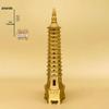 Latão dez três camadas Wenchang Tower decoração nove camadas pagode casa sala de estar estudo entrada decoração presente de negócios