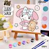 20*20 Desenho Animado Pintura a Óleo Digital DIY Colorir Pintura Decorativa Genshin Flor Pintura a Óleo Pintura a Óleo Digital Infantil Atacado