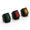 Interruptor de barco impermeable KCD4 de alta corriente y alta potencia, avance y retroceso con luz, interruptor modificado para exteriores de tres velocidades de 6 pies