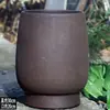 Vasos de Cerâmica para Horta sem Esmalte, Vasos Extra Grandes para Plantio de Árvores em Varandas, Caixas Quadradas de Cerâmica Escovada para Plantio de Vegetais