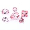 Cultivar safira rosa pedra nua atacado em forma de pêra cor tesouro 123 quilates azul tesouro fábrica direta cor tesouro diamante rosa
