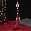 Hebilla Ping An Tres Colgantes Borla de Mariposa Hebilla Ping An Borla Colgante de 12 cm Decoración Colgante Cheongsam Falda de Cara de Caballo Colgante de Cintura Yu Pei
