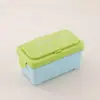 Nueva Caja Bento de Plástico de Grado Alimenticio Apta para Microondas Portátil Sellada para Estudiantes y Trabajadores de Oficina