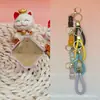 Colgante de cubo de oro puro 999, la serie del oso violento con cordón, un artículo popular en las transmisiones en vivo de Douyin para atraer clientes