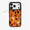 Estilo festival de comercio exterior de gama alta funda de teléfono naranja de Halloween fantasma calabaza para iPhone 17 carcasa esmerilada a prueba de caídas suministro