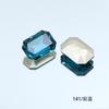 Dongzhou Crystal 14*10 Rectangular Octagonal Manicura Fondo Puntiagudo Diamante Vidrio K9 Diamante DIY Accesorios de Joyería Accesorios de Ropa