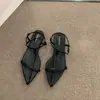 Sandalias Planas Rojas de Estilo Francés de Nicho con Tiras Finas para Mujer, Nuevo Modelo de Verano 2026, Zapatos Romanos Estilo Hada para Combinar con Vestidos