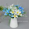 Plantas de agua orquídea flor simulación Lirio Festival baile de mano Flor flor de boda pared de flores arreglo floral decoración de sala de estar