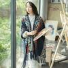 Xale Capa Estilo Étnico Feminino Caxemira Quente Pradaria Xizang Qinghai Yunnan Lijiang Turismo Xinjiang Cachecol