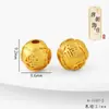 Vietnam oro diy accesorios cuentas espaciadoras cuentas de transferencia a través del agujero esmalte auspicioso cuentas de color hueco pulsera pulsera