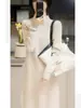 Vestido de Punto para Mujer de Cuello Medio Alto Nuevo Otoño e Invierno Camiseta Básica de Punto de Cuello Medio Suéter Holgado de Longitud Media Talla Grande Vestido de Punto