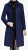 2026 Elegante Casaco Trench Feminino de Lã Sintética, Casaco Longo Espesso de Inverno, Jaqueta para Caminhada