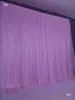 Tela de Fondo para Bodas de Doble Capa Cortina de Gasa Cortina con Gasa Cortina para Transmisión en Vivo Decoración de Malla para Bodas Decoración de Escena de Cumpleaños