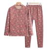 Roupas Quentes para Mãe Cardigã com Forro de Lã Espesso Top Cardigã para Avó Mulheres de Meia-Idade e Idosas Roupa Íntima Térmica Conjunto Inverno