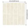 Pegatinas de Pared Autoadhesivas de Plástico 3D, Suministro Directo Transfronterizo Casual, Decoración tipo Azulejo Imitación a Prueba de Aceite e Impermeable para Cocina y Baño