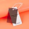 Etiqueta de plástico blando personalizada para tienda de ropa, para mujer, con elevador, impermeable, de una sola pieza, de color, de goma suave, etiqueta de PVC para ropa con marca registrada