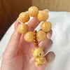 Pulsera a la Parrilla de Carbón de Raíz de Bodhi, la Más Lujosa del Mundo, con Cuentas Budistas y Cuentas de Oración, Diseñada para el Juego con la Punta de los Dedos y la Manipulación con Manos Pequeñas