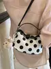 Bolso de Lunares para Mujer, Nuevo Estilo Verano 2026, Súper Popular, Bolso de Mano Pequeño Exquisito, Versátil para el Viaje Diario, Bolso de Hombro Único Cruzado