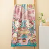 Toalla de Baño de Gasa de Algodón Puro Suave y Amigable con la Piel para Hombres y Mujeres, Toalla de Baño de Algodón con Dibujos Animados para Adultos y Niños, Toalla de Playa Extra Grande, Paño