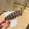 Clip de una palabra moderno y simple, clip BB de pedrería, clip de cuadros elegante para flequillo, pasador para mechones laterales, pasador para el pelo, accesorios para el cabello versátiles