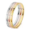 Pulsera de Acero Inoxidable Transfronteriza Popular Europea y Americana con Hebilla de Diamante Letra Inglesa Pulsera de Acero de Titanio No se Desvanece para Mujer Pulsera