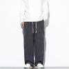 Calça Masculina Reta de Veludo Plus Size Estilo Chinês Retrô Japonês Outono e Inverno 2025