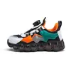 Zapatos Deportivos Nuevos para Niños Primavera/Otoño 2026 Malla Transpirable Antideslizantes Hebilla Giratoria Suela Suave Zapatos Ligeros Modernos