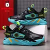 Zapatos oficiales de la tienda insignia Babu beans para niños 2024 nuevo otoño e invierno de cuero para niños zapatilla para niños grandes