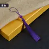 8cm Abalorios de Jade Coloridos Abanico con Borla Dorada Marcapáginas Borla Accesorios para Ropa Decoración de Joyería Borla Venta al Por Mayor