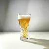 2026 Nueva Taza de Cerveza Creativa, Taza de Vidrio en Relieve de Lujo de Gama Alta, Taza de Cerveza Artesanal de Forma Cinturada de Alta Estética