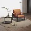 Cadeira de Sofá Individual Minimalista Nórdica de Luxo Leve, Cadeira de Lazer para Loja, Cadeira Moderna Tendência Individual para Apartamento Pequeno