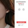 Pendientes de Camelia de Plata Pura S999 de Chen Shiqi Pendientes de Lujo Accesible de Nicho para Mujer Gama Alta Nuevo Estilo Caliente 2025 Plata de Ley
