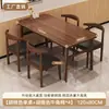 Mesa de Comedor para Hogar Apartamento Pequeño Alquiler Mesa de Sala de Estar Catering Comercial Tienda de Snacks y Fideos Restaurante de Comida Rápida Combinación de Mesa y Silla