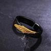 Anel de Dedo Indicador Prata Tailandesa Masculino Chiba Anel Fogos de Artifício Preto Casual Anel Ajustável Abertura Personalizada Mais Fácil de Combinar