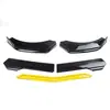Lábio Frontal Universal de Quatro Seções para Automóvel Trilha Ajustável de Quatro Seções Pá Frontal Espessada Camada Dupla Lábio Frontal de Quatro Seções Chin