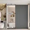 Juego de Cortina de Ducha para Baño, Resistente al Moho e Impermeable, Instalación sin Taladro, Cortina Divisoria de Baño, Cortina para Puerta de Bañera, Cortina de Ventana, Comercio Exterior Transfronterizo