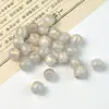 Cuentas Redondas de Agujero Grande Chapadas en Oro Cuentas Sueltas Pulsera DIY Accesorios para Coletas Cubo de Cuentas Accesorios para Joyería Venta al por Mayor