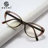 Armações de Óculos Gatinho Estilo Europeu e Americano Vintage para Mulheres, Haste com Pino CP, Bloqueio de Luz Azul, Proteção Ocular, Armações de Óculos Tr90 para Homens, Estilo Simples, Lote Misto