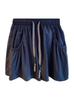 Shorts de Secagem Rápida Feminino Verão Fino 2025 Novo Roupa Externa Emagrecimento Visual Solto Perna Larga Cordão Cintura Alta Linha A Calça Casual