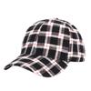 Sombrero de lengua de pato a cuadros de estilo coreano para mujer, gorra de béisbol rígida con protección solar para exteriores, primavera, verano y otoño, para hombre