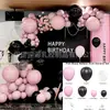 Pacote de balões vermelho e rosa Amazon transfronteiriço para atividades de abertura de casamento layout de cena de arco pacote de balões atacado