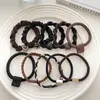 Bandas Elásticas para el Cabello de Otoño e Invierno para Mujer, Alta Elasticidad, Accesorios para el Cabello Duraderos, Ligas para el Cabello Elegantes, Bandas de Goma