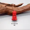 Mineral Original Cinabrio Rojo Arena Zodiaco Caballo Trébol de Cuatro Hojas Recipiente del Tesoro Título de la Lista Dorada Pase lo que Pase Accesorio Pulsera Hecha a Mano