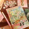 Chengdu Ciudad del Panda Gigante Notas de Lectura Manual de Bolsillo traje Atracciones Turísticas Cinta Puzzle Pegatina Bolígrafo Firma Caja de Regalo