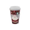 Tampa de Silicone Resistente a Altas Temperaturas de RPET Copo Caneca de Café Portátil Multi-estilo Multi-cor