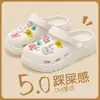 Zapatos Tipo Clog Nube Esponjosa para Mujer, Nuevo Modelo Verano 2026, Sandalias de Pareja EVA Antideslizantes de Suela Gruesa, Zapatos de Verano para Exteriores para Mujer